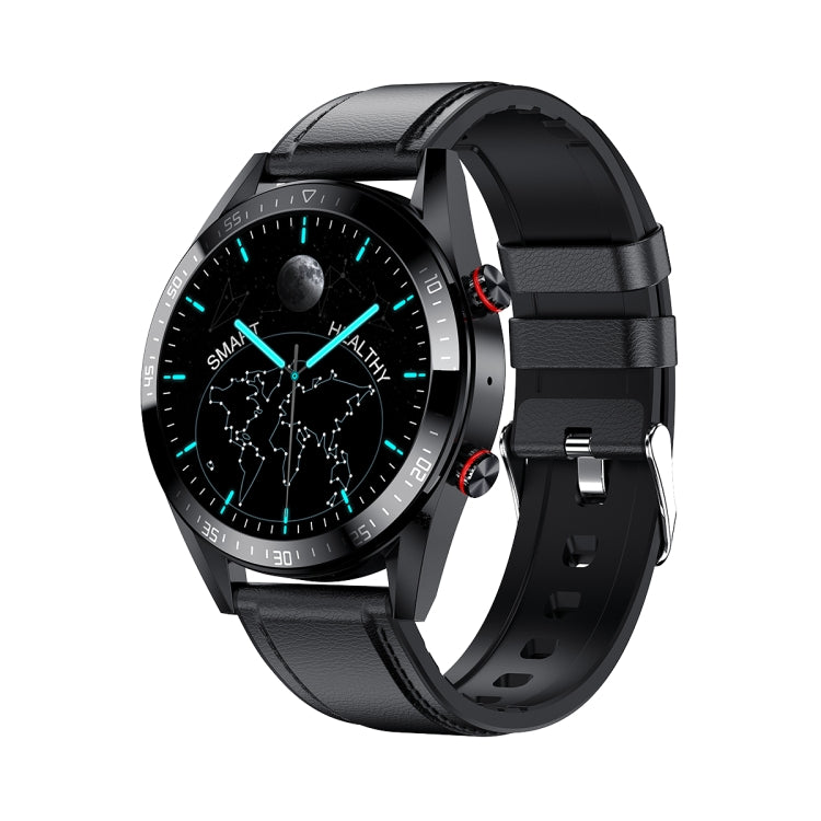 Z18 1.39 inch AMOLED Screen Smart Watch, Support Heart Rate Monitoring/Blood Pressure Monitoring, Strap Material:Leather
