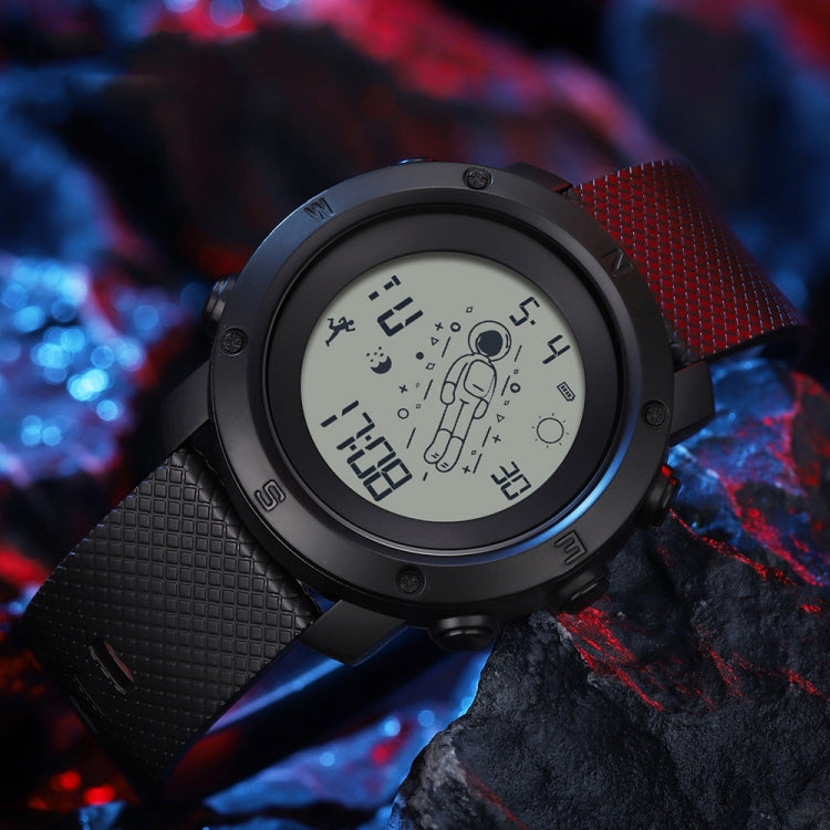 SANDA 2128 Astronaut Waterproof Luminous Electronic Watch