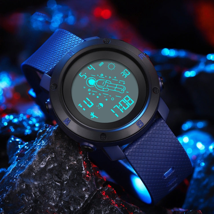 SANDA 2128 Astronaut Waterproof Luminous Electronic Watch