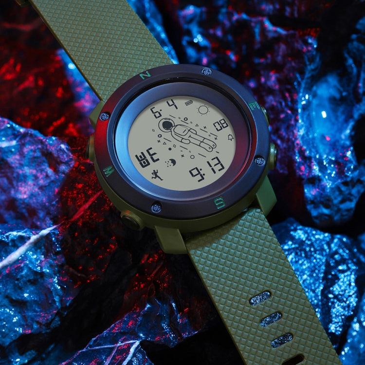 SANDA 2128 Astronaut Waterproof Luminous Electronic Watch