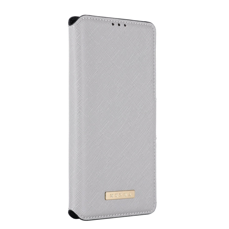 For Samsung Galaxy A13 MUXMA MX115 Cross Texture Oil Edge Flip Leather Phone Case