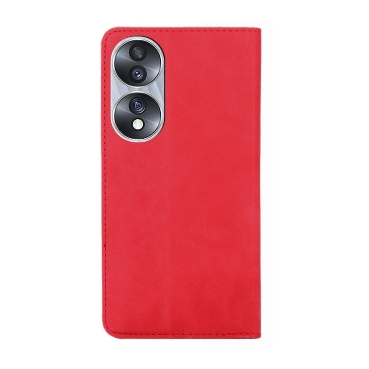 For Honor 70 Skin Feel Magnetic Horizontal Flip Leather Phone Case
