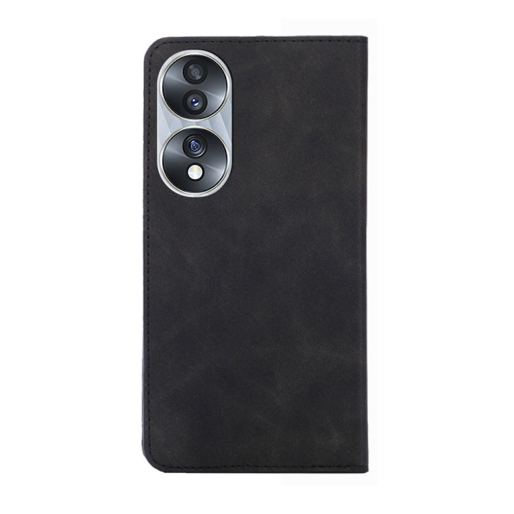 For Honor 70 Skin Feel Magnetic Horizontal Flip Leather Phone Case