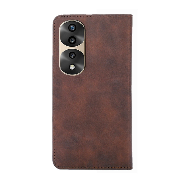 For Honor 70 Pro/70 Pro+ Skin Feel Magnetic Horizontal Flip Leather Phone Case