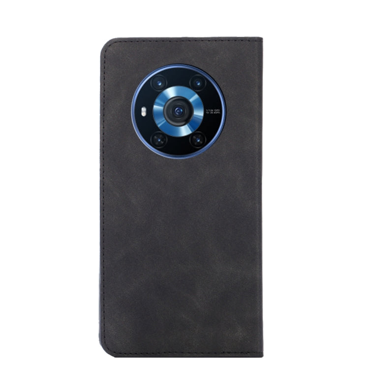 For Honor Magic3 Skin Feel Magnetic Horizontal Flip Leather Phone Case