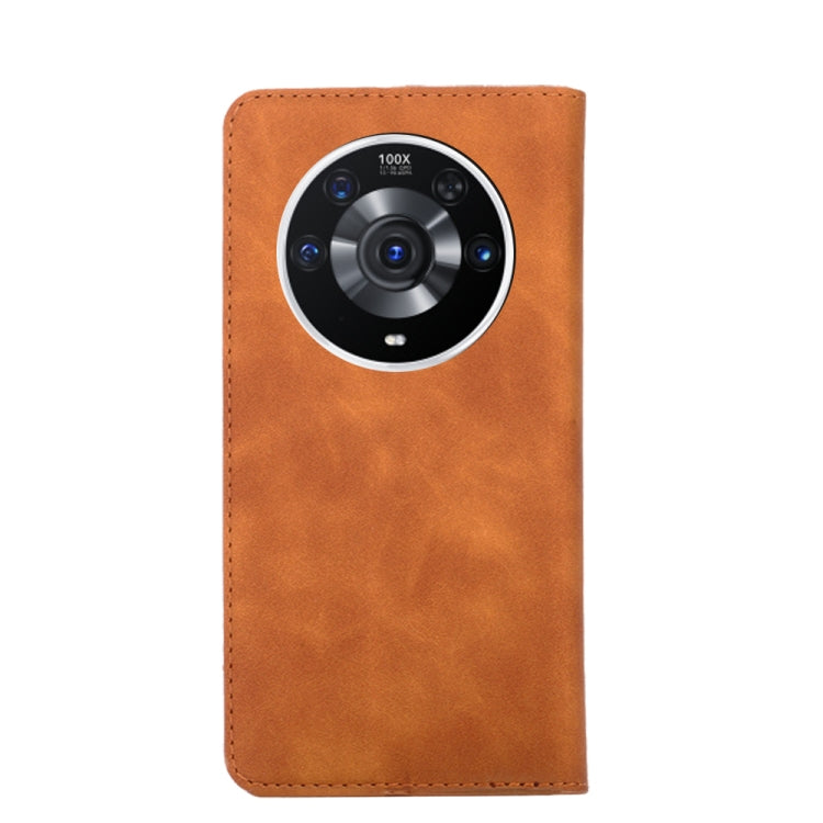 For Honor Magic3 Pro Skin Feel Magnetic Horizontal Flip Leather Phone Case