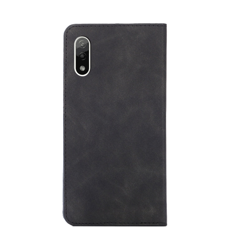 For Sony Xperia ACE II Skin Feel Magnetic Horizontal Flip Leather Phone Case