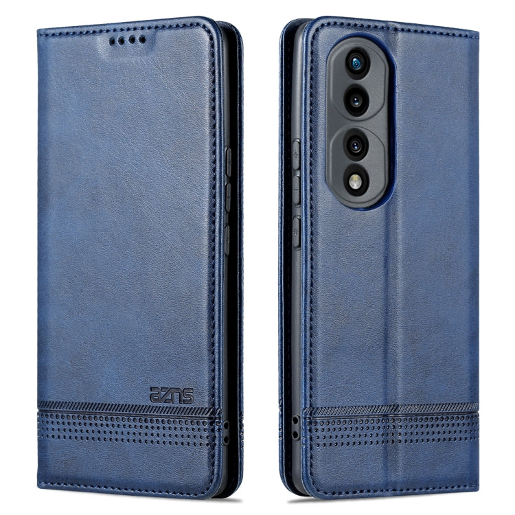 For Honor 70 AZNS Magnetic Calf Texture Flip Leather Phone Case