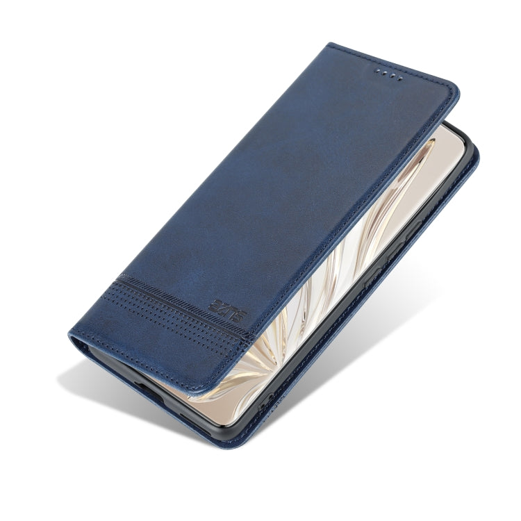 For Honor 70 AZNS Magnetic Calf Texture Flip Leather Phone Case