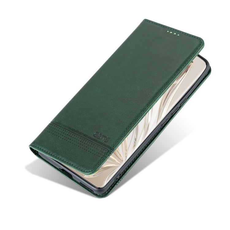 For Honor 70 AZNS Magnetic Calf Texture Flip Leather Phone Case