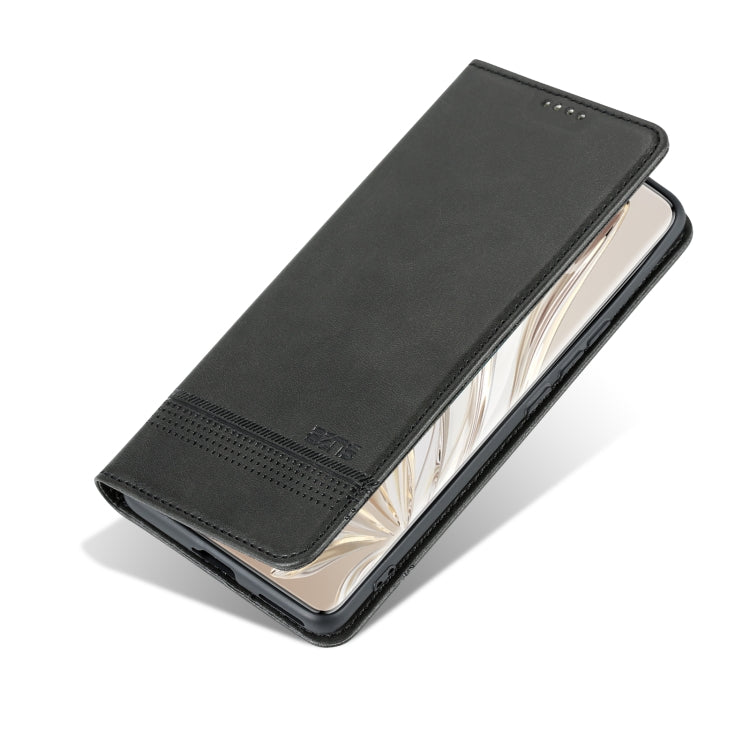 For Honor 70 AZNS Magnetic Calf Texture Flip Leather Phone Case