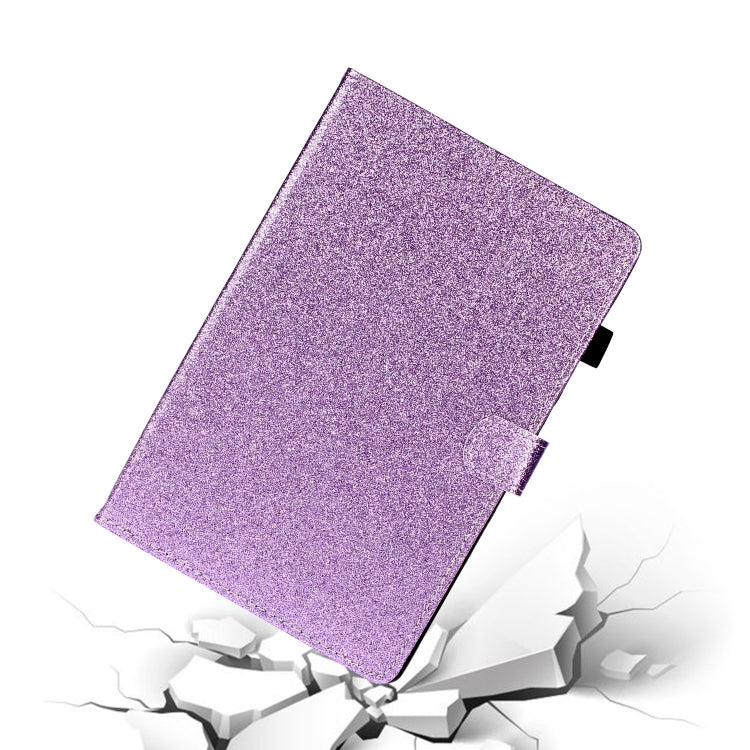 For Lenovo Tab M10 3rd Gen Varnish Glitter Powder Smart Leather Tablet Case