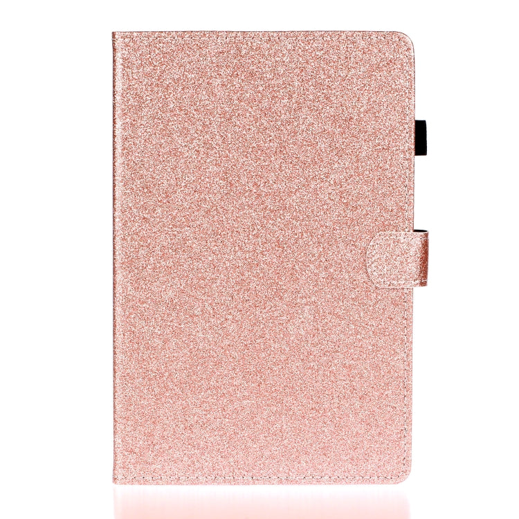 For Lenovo Tab M10 3rd Gen Varnish Glitter Powder Smart Leather Tablet Case