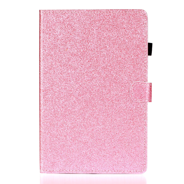 For Lenovo Tab M10 3rd Gen Varnish Glitter Powder Smart Leather Tablet Case