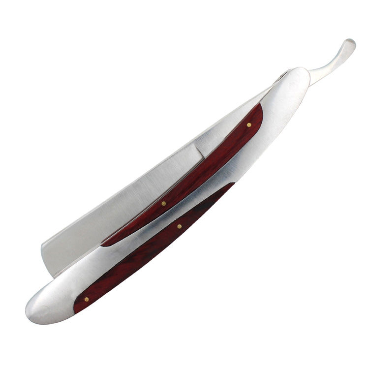 Z-13 Retro Classic Stainless Steel Straight Edge Razor Folding Manual Shaving Shaver Beard Cutter(Heavy Metal)