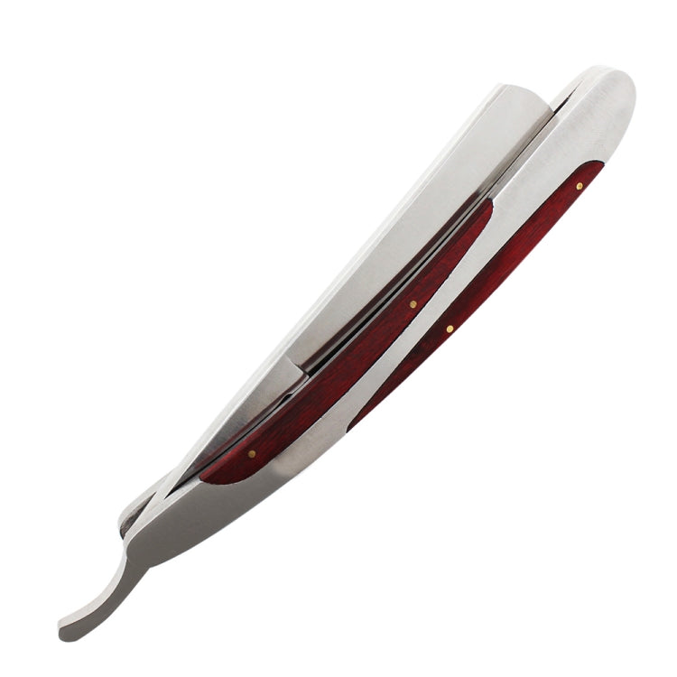 Z-13 Retro Classic Stainless Steel Straight Edge Razor Folding Manual Shaving Shaver Beard Cutter(Heavy Metal)