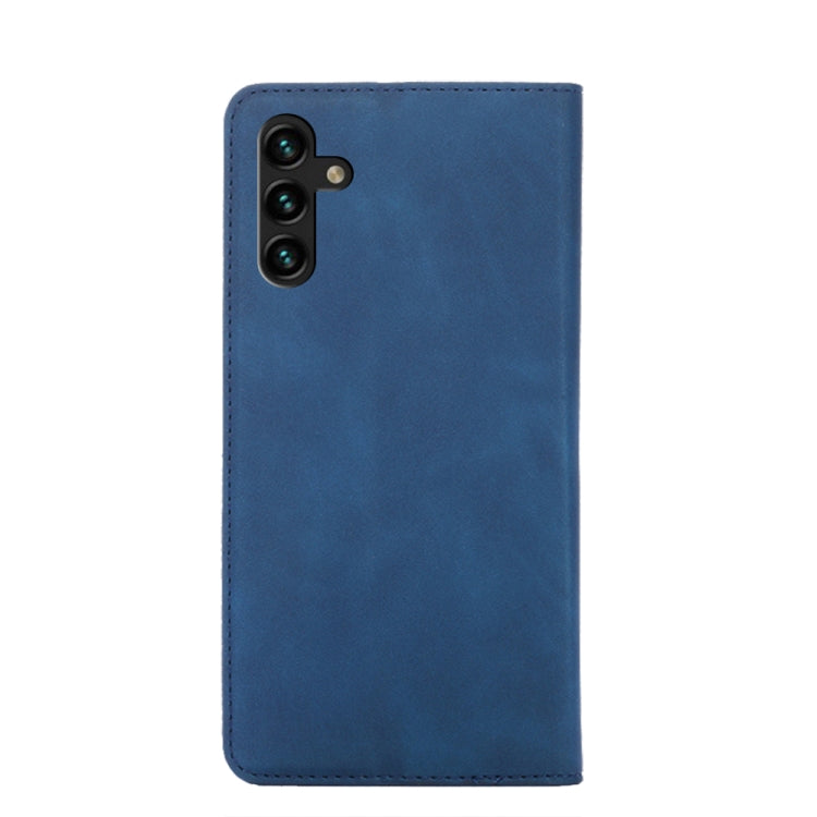 For Samsung Galaxy A13 5G Skin Feel Magnetic Horizontal Flip Leather Phone Case