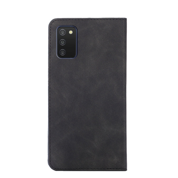 For Samsung Galaxy A03s 164.2mm Skin Feel Magnetic Horizontal Flip Leather Phone Case