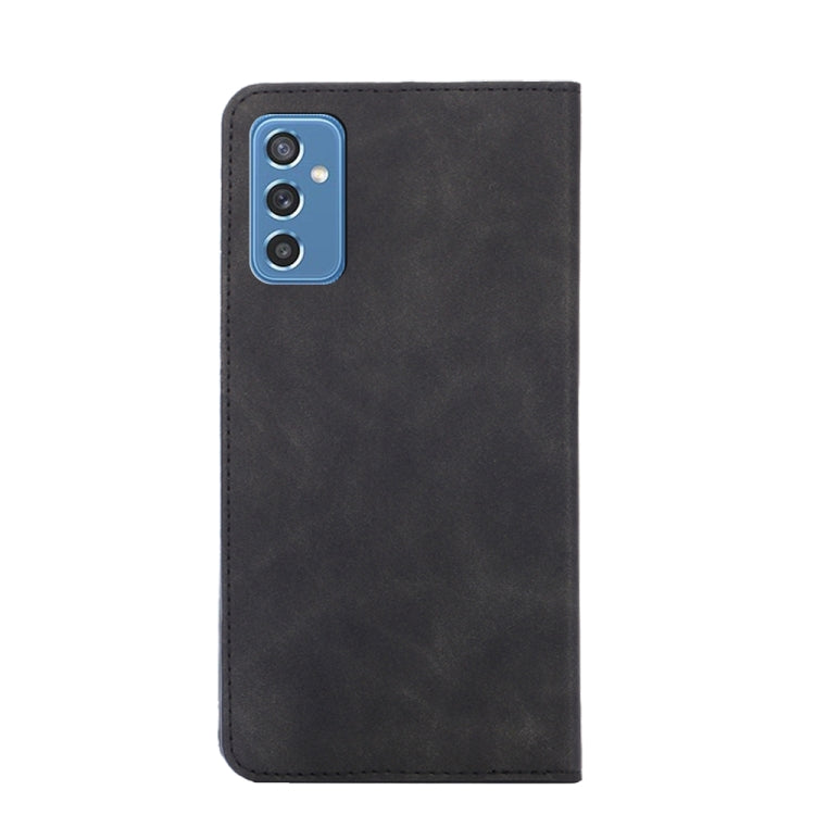 For Samsung Galaxy M52 5G Skin Feel Magnetic Horizontal Flip Leather Phone Case