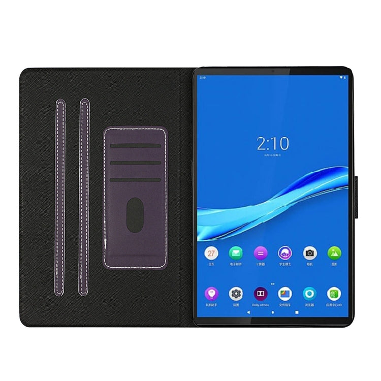 For Lenovo Tab M10 Plus 10.6 3rd Gen 2022 Solid Color Smart Leather Tablet Case