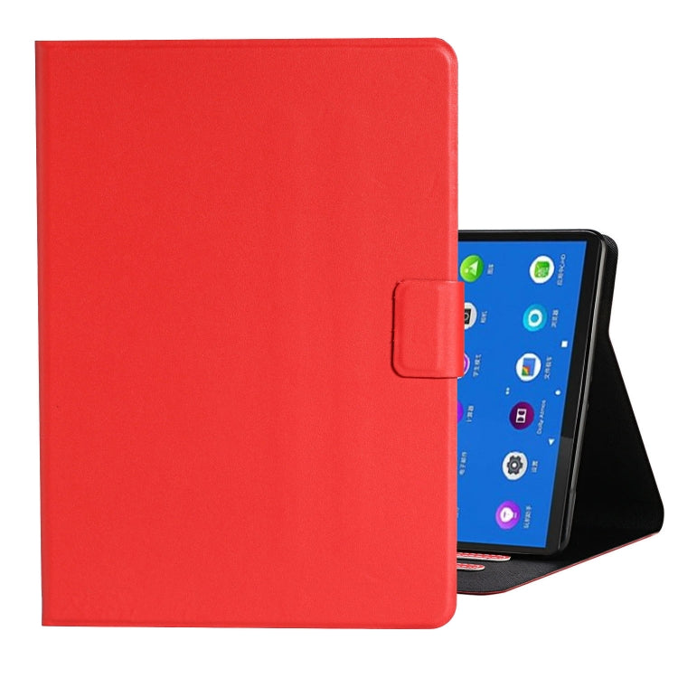 For Lenovo Tab M10 3rd Gen Solid Color Smart Leather Tablet Case