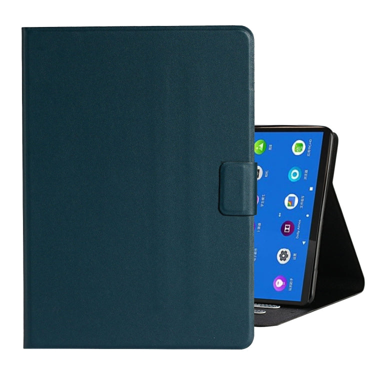 For Lenovo Tab M10 3rd Gen Solid Color Smart Leather Tablet Case