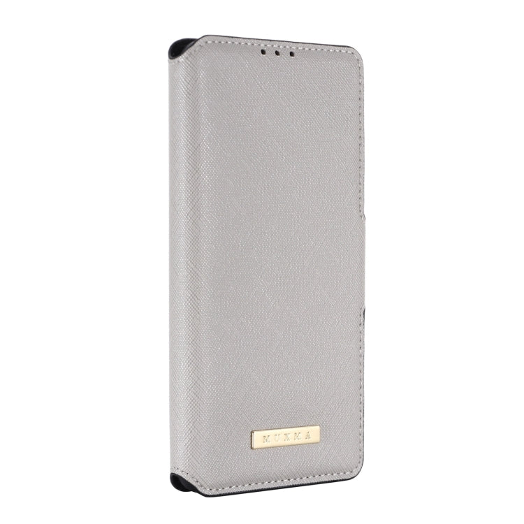 For Motorola Moto G30 / G10 MUXMA MX115 Cross Texture Oil Edge Flip Leather Phone Case