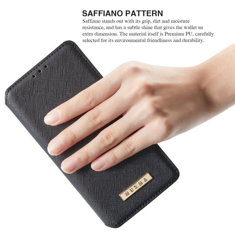 For OnePlus 8T MUXMA MX115 Cross Texture Oil Edge Flip Leather Phone Case