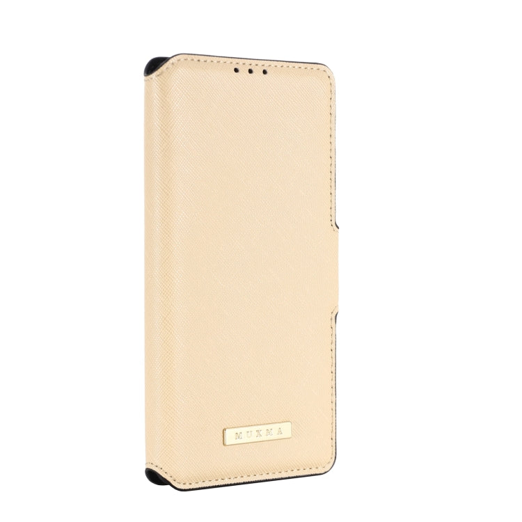 For OnePlus 9 Pro MUXMA MX115 Cross Texture Oil Edge Flip Leather Phone Case
