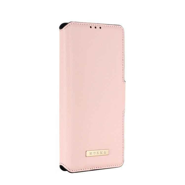 For OnePlus 9 Pro MUXMA MX115 Cross Texture Oil Edge Flip Leather Phone Case