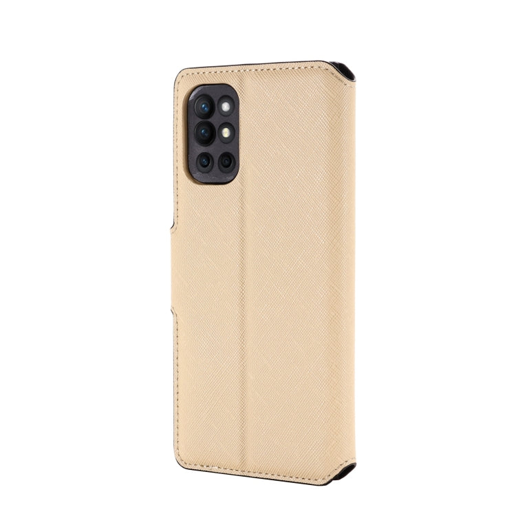 For OnePlus 9R MUXMA MX115 Cross Texture Oil Edge Flip Leather Phone Case