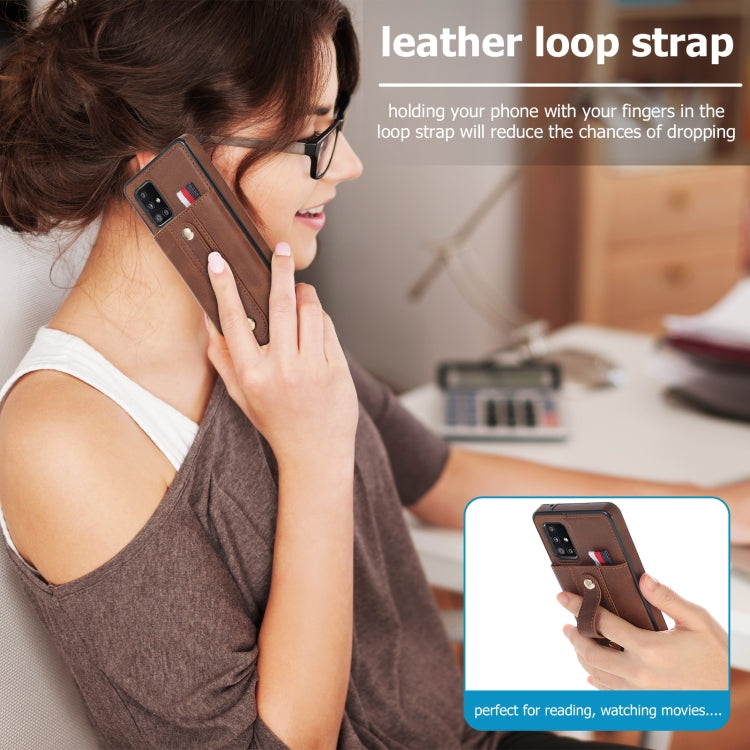 For Samsung Galaxy S20 FE Wristband Kickstand Wallet Leather Phone Case