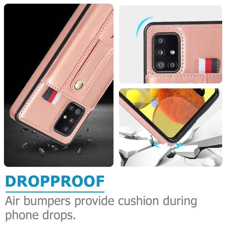 For Samsung Galaxy S20 FE Wristband Kickstand Wallet Leather Phone Case