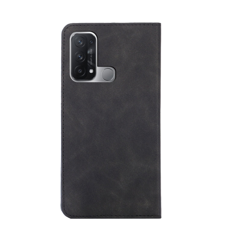 For OPPO Reno5 A Skin Feel Magnetic Horizontal Flip Leather Phone Case