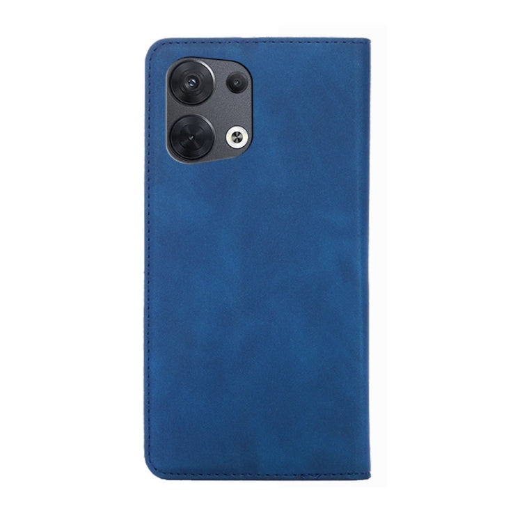 For OPPO Reno8 5G Skin Feel Magnetic Horizontal Flip Leather Phone Case