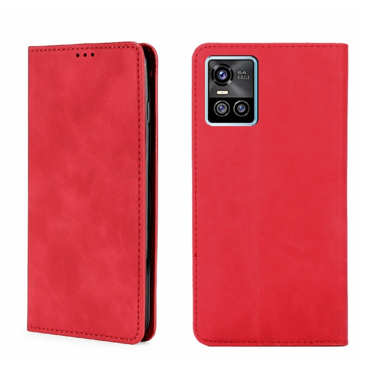 For vivo S10/S10 Pro Skin Feel Magnetic Horizontal Flip Leather Phone Case