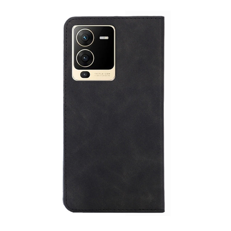 For vivo S15 5G Skin Feel Magnetic Horizontal Flip Leather Phone Case