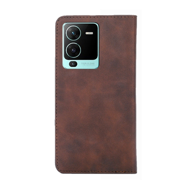For vivo S15 Pro 5G Skin Feel Magnetic Horizontal Flip Leather Phone Case