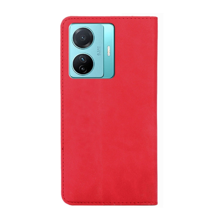 For vivo S15e 5G/T1 Snapdragon 778G Skin Feel Magnetic Horizontal Flip Leather Phone Case