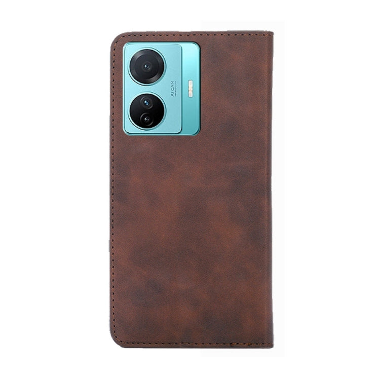 For vivo S15e 5G/T1 Snapdragon 778G Skin Feel Magnetic Horizontal Flip Leather Phone Case