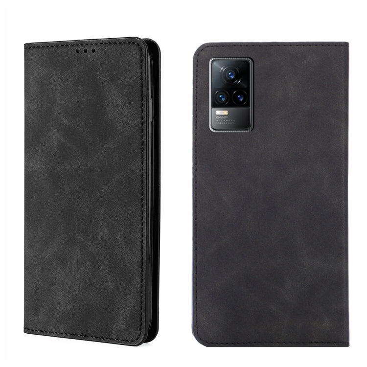 For vivo V21e 4G/Y73 2021 Skin Feel Magnetic Horizontal Flip Leather Phone Case