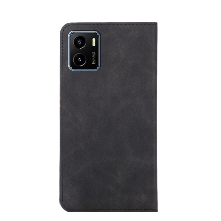 For vivo Y15s Overseas Version Skin Feel Magnetic Horizontal Flip Leather Phone Case