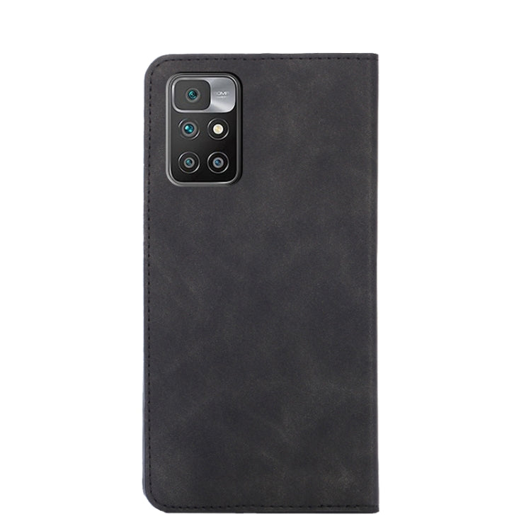 For Xiaomi Redmi 10 Skin Feel Magnetic Flip Leather Phone Case