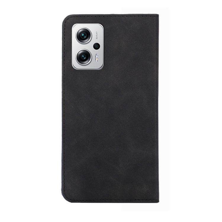 For Xiaomi Redmi Note 11T Pro 5G/Note 11T Pro+ 5G Skin Feel Magnetic Flip Leather Phone Case