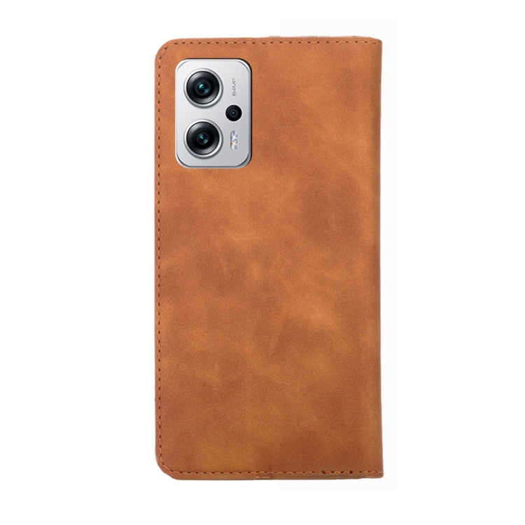 For Xiaomi Redmi Note 11T Pro 5G/Note 11T Pro+ 5G Skin Feel Magnetic Flip Leather Phone Case