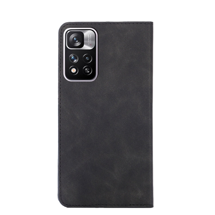 For Xiaomi Redmi Note 11 Pro/Note11 Pro+ 5G Skin Feel Magnetic Flip Leather Phone Case