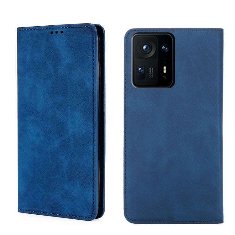 For Xiaomi Mix 4 Skin Feel Magnetic Flip Leather Phone Case