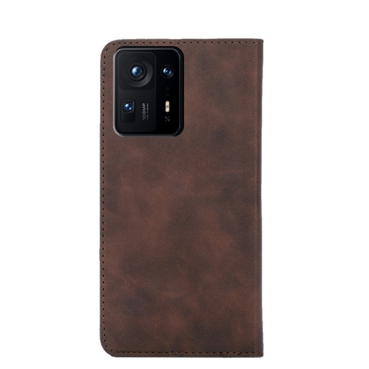 For Xiaomi Mix 4 Skin Feel Magnetic Flip Leather Phone Case