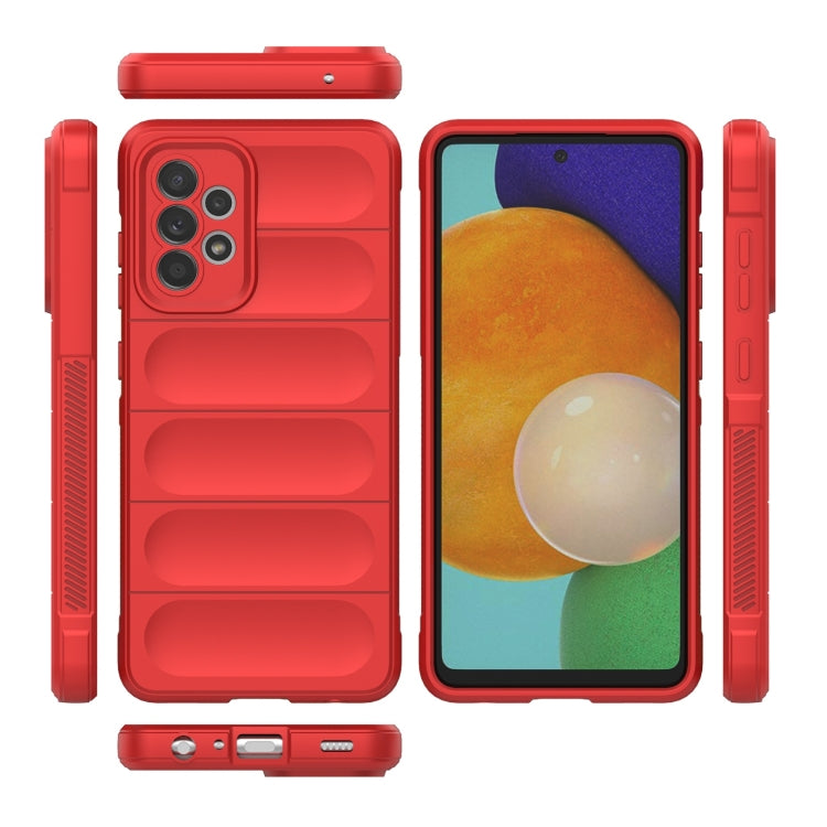 For Samsung Galaxy A52 5G Magic Shield TPU + Flannel Phone Case