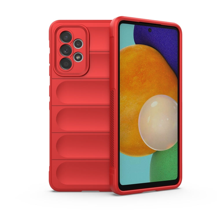 For Samsung Galaxy A52 5G Magic Shield TPU + Flannel Phone Case